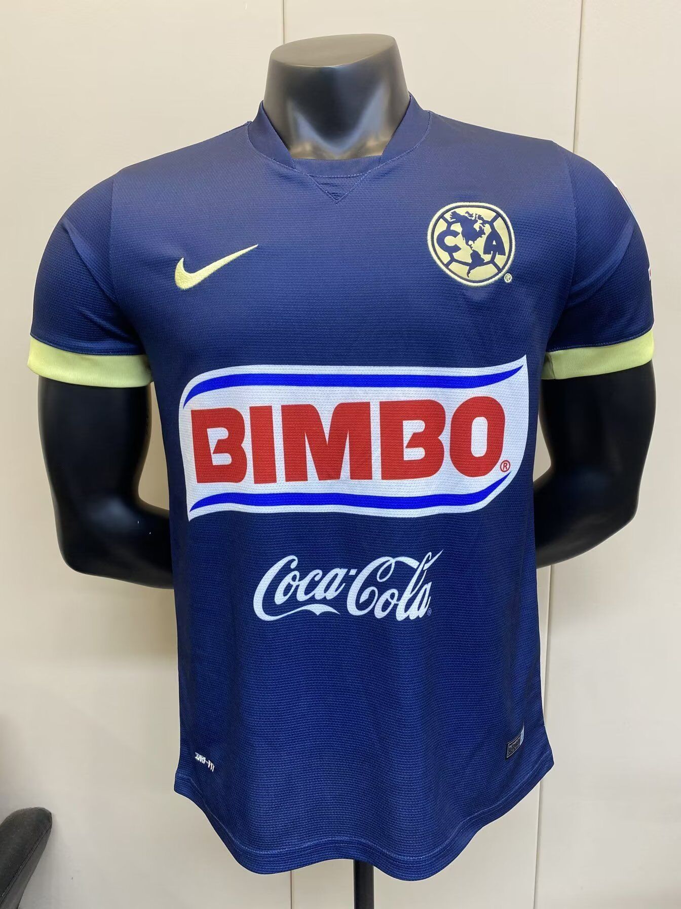 AAA Quality Club America 14/15 Away Dark Blue Soccer Jersey